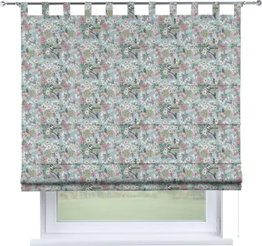 Римская штора «Кортин» на петлях «Ежевичное утро»