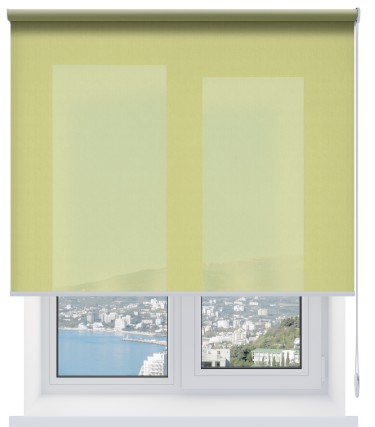 Рулонная штора Эко салатовый 27