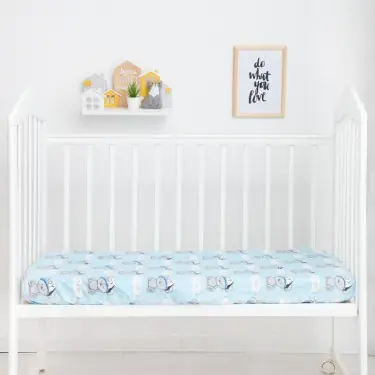 Простыня на резинке "LoveLife" It's a boy 60*120+20 см, 100 % хлопок, сатин