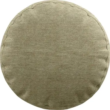 Подушка круглая Cortin лён димаут тёмно-бежевый