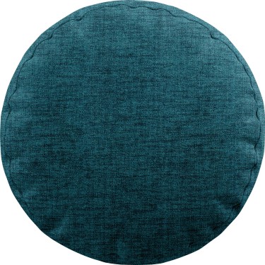 Подушка круглая Cortin рогожка синий